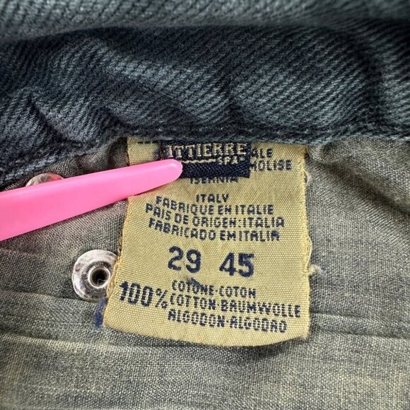 Versace Green Jeans Couture Women’s Size 29x28 Zipper Fly Denim - Picture 2 of 15